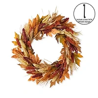Glitzhome 24 Wreath Hanger Thanksgiving Tabletop Decor