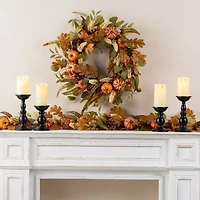 Glitzhome 72 Garland Thanksgiving Tabletop Decor