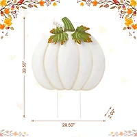 Glitzhome 39.5 Yard Stake Thanksgiving Yard Art
