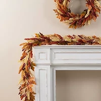 Glitzhome 72 Garland Thanksgiving Tabletop Decor