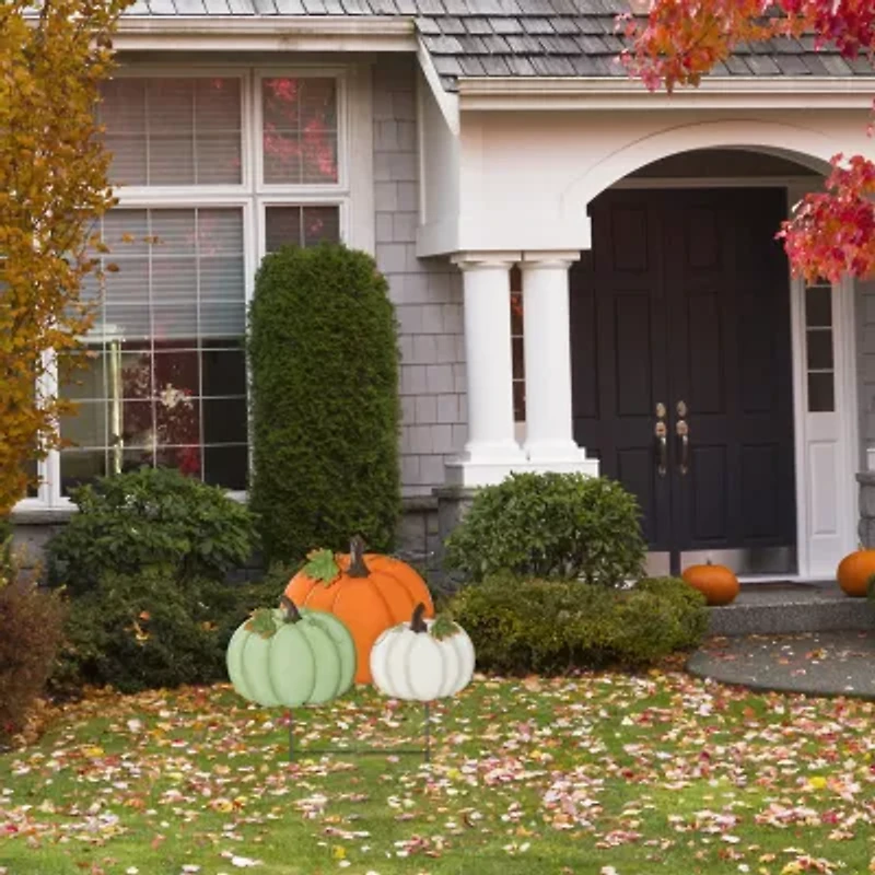 Glitzhome 23.75 Yard Stake Thanksgiving Yard Art