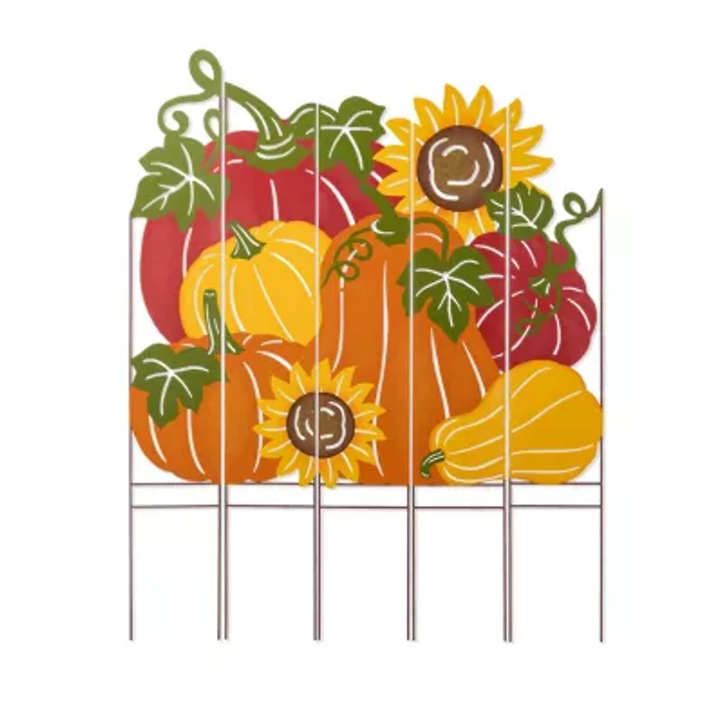 Glitzhome 41.75 Yard Stake Thanksgiving Yard Art