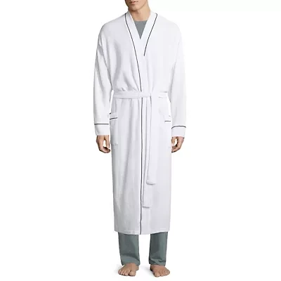 Stafford Waffle One Mens Long Sleeve Length Robe