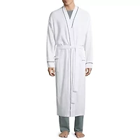 Stafford Waffle One Mens Long Sleeve Length Robe