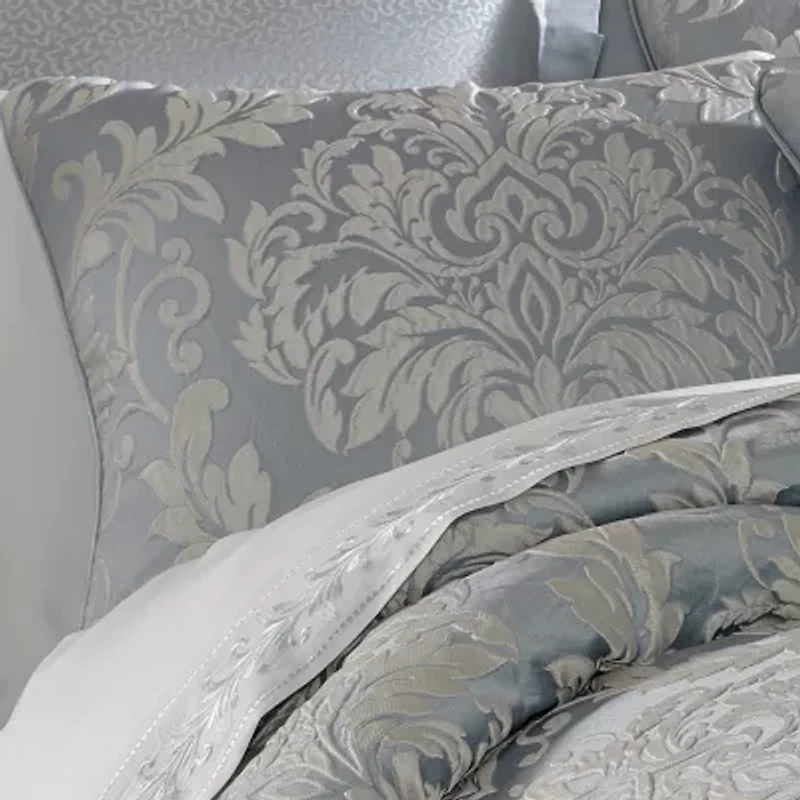 Five Queens Court Faith 4-pc. Damask + Scroll Comforter Set