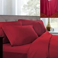 1500 Series Microfiber Sheets & Pleated Bed Skirt Set