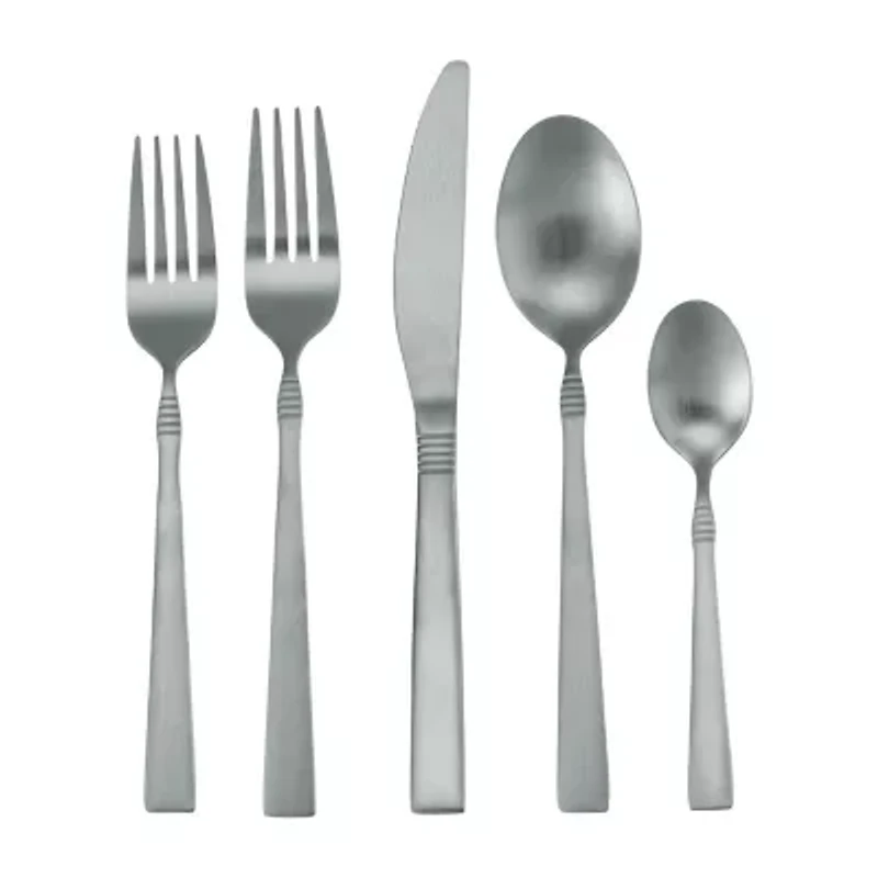 MegaChef Cravat 20-pc. 18/10 Stainless Steel Flatware Set