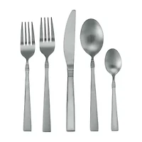 MegaChef Cravat 20-pc. 18/10 Stainless Steel Flatware Set