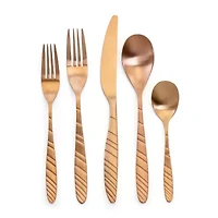 MegaChef La Vague 20-pc. 18/10 Stainless Steel Flatware Set