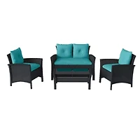 Corliving 4-pc. Conversation Set Weather Resistant