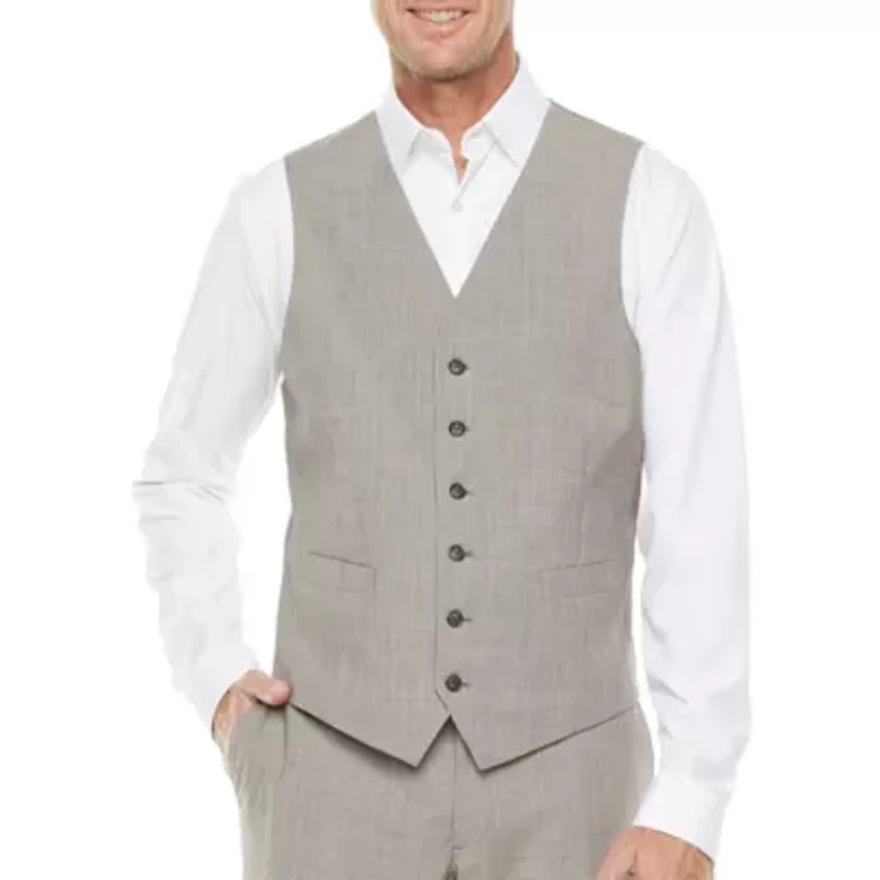 Stafford Coolmax All Season Mens Stretch Fabric Classic Fit Big and Tall Suit Vest