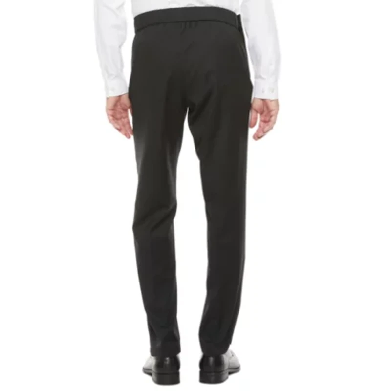 Stafford Coolmax Mens Adaptive Classic Fit Flat Front Suit Pant