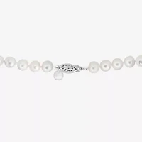Effy  Womens White Cultured Freshwater Pearl Sterling Silver 2-pc. Jewelry Set