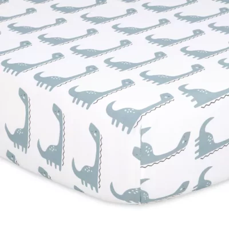 The Peanutshell Dinosaur 4-pc. Crib Sheet