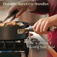 Anolon Advanced Home Hard Anodized 12" Stir Fry Pan