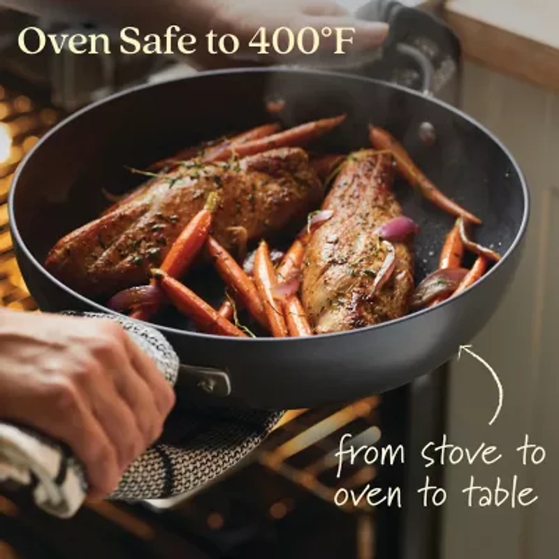 Anolon Advanced Home Hard Anodized 12" Stir Fry Pan