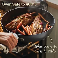 Anolon Advanced Home Hard Anodized 12" Stir Fry Pan