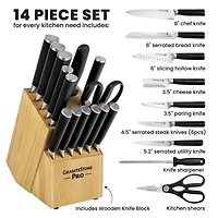 Granitestone 15-pc. Knife Block Set