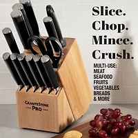 Granitestone 15-pc. Knife Block Set