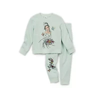 Disney Tiana Little & Big Kid Girls 2-pc. Princess Princess & The Frog Pant Set
