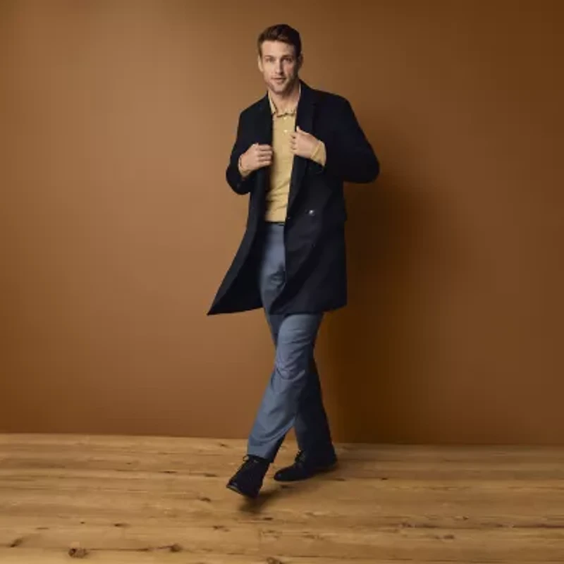 Stafford Birdseye Signature Coolmax All Season Mens Stretch Fabric Classic Fit Flat Front Suit Pant