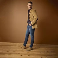 mutual weave Mens Stretch Fabric Slim Fit Jean