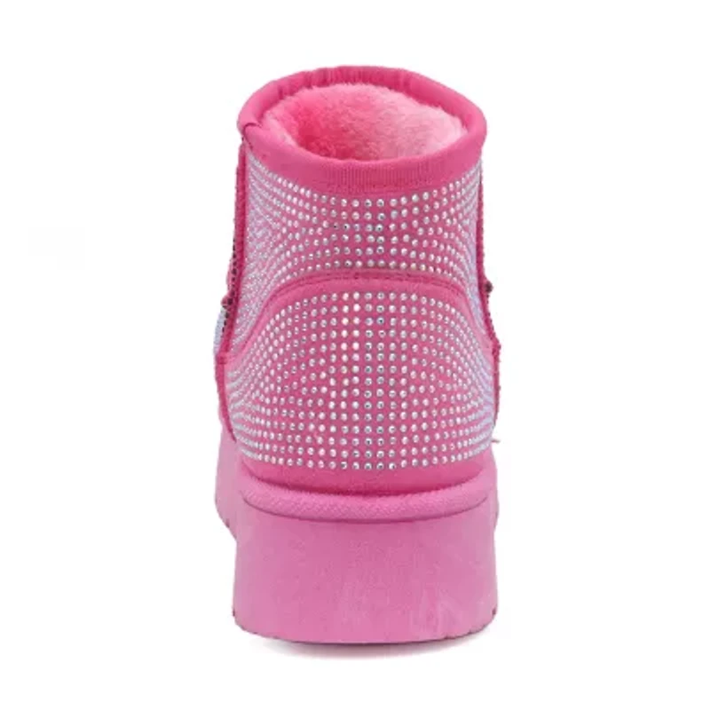 Yoki Womens Owen-14 Water Resistant Flat Heel Winter Boots