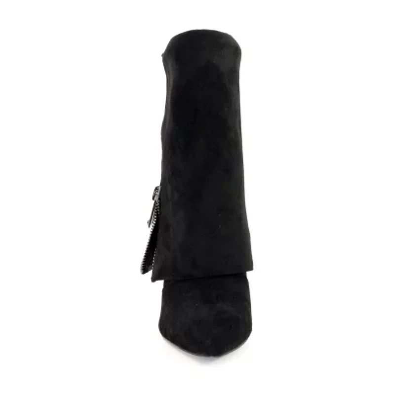 Yoki Womens Vixxie Block Heel Dress Boots