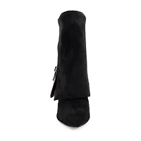 Yoki Womens Vixxie Block Heel Dress Boots