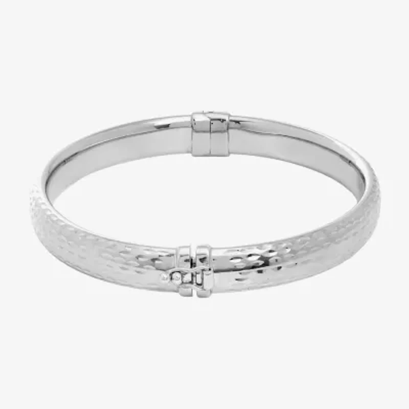 Womens Sterling Silver Bangle Bracelet