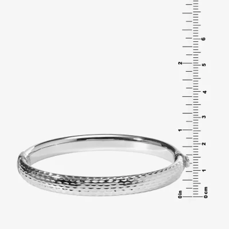 Womens Sterling Silver Bangle Bracelet