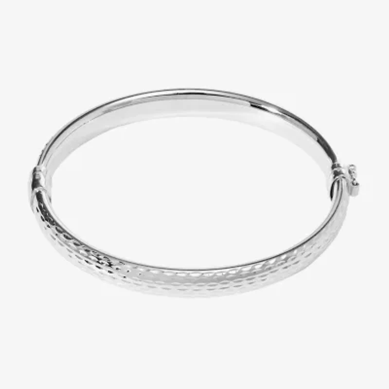 Womens Sterling Silver Bangle Bracelet