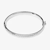 Womens Sterling Silver Bangle Bracelet