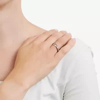 Womens Sterling Silver Band