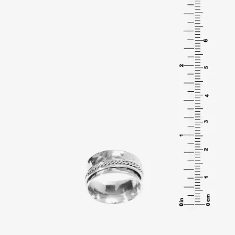 Womens Sterling Silver Band