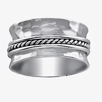 Womens Sterling Silver Band