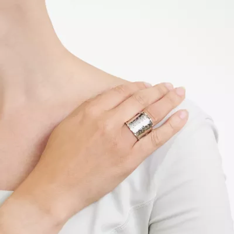 Womens Sterling Silver Band