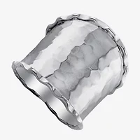 Womens Sterling Silver Band