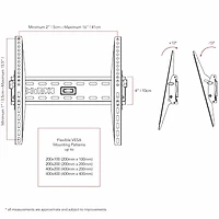 Corliving Tilting Flat-Panel TV Wall Mount