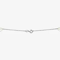 Effy  Womens White Cultured Freshwater Pearl Sterling Silver 20 Inch Pendant Necklace