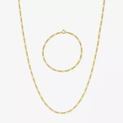 Made in Italy Womens 24K Gold Over Silver 2-pc. Jewelry Set