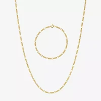 Made in Italy Womens 24K Gold Over Silver 2-pc. Jewelry Set