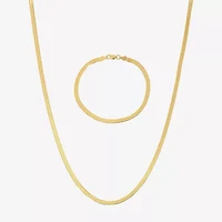 Made in Italy Womens 24K Gold Over Silver 2-pc. Jewelry Set