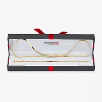 Made in Italy Womens 24K Gold Over Silver 2-pc. Jewelry Set