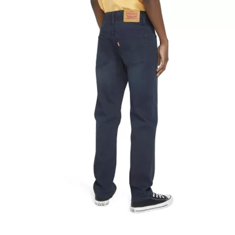 Levi's® Big Kid Boys Adjustable Waist Stretch Fabric 502™ Tapered Leg Regular Fit Jean