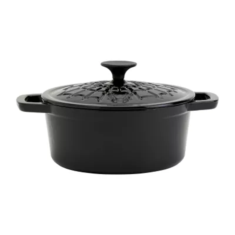 Smith & Clark Spiderweb Cast Iron 3-qt. Dutch Oven with Lid
