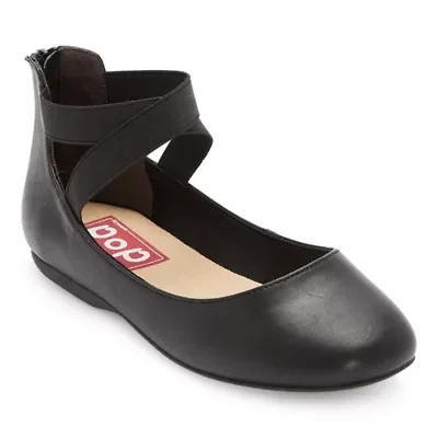 Pop Leaf Womens Round Closed Toe Ballet Flats