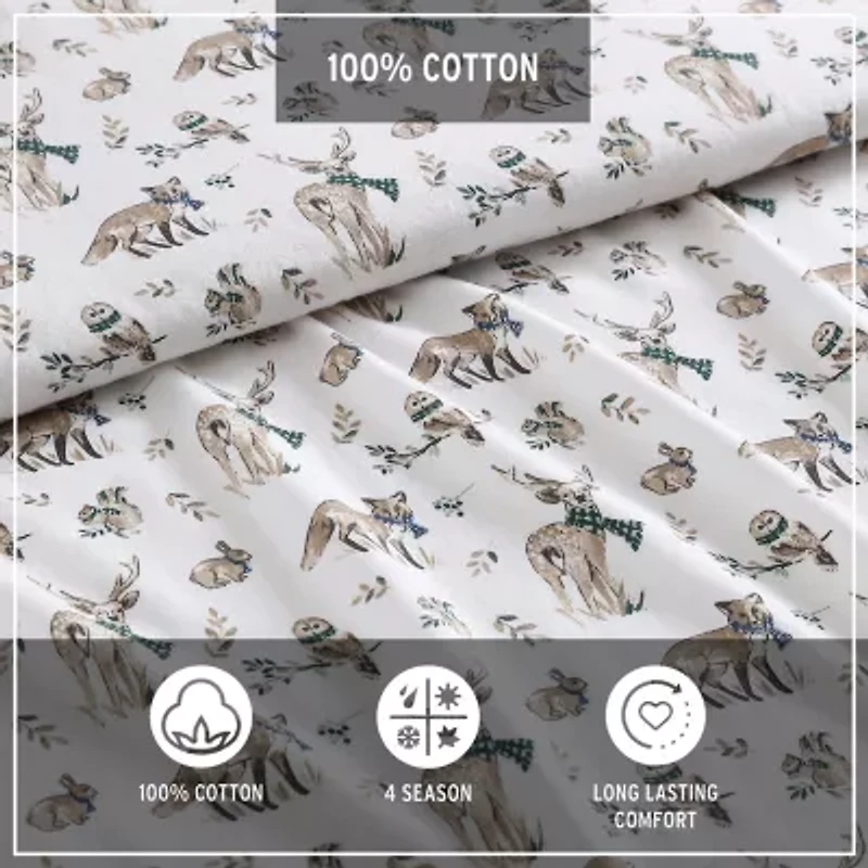 Eddie Bauer Woodland Friends Sheet Set