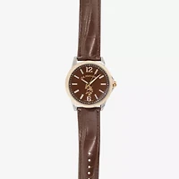 U.S. Polo Assn. Mens Brown Strap Watch Usc50622jc