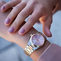 Citizen Sport Luxury Womens Two Tone Stainless Steel Bracelet Watch Ew2706-58x